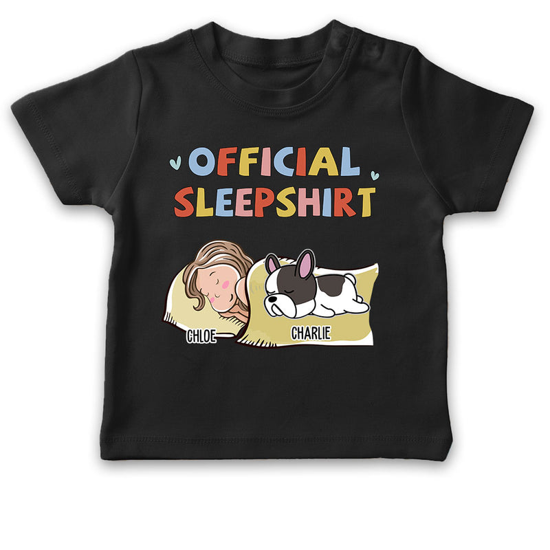 Sleeping Dog Sleepshirt Version 2 - Personalized Custom Youth T-shirt