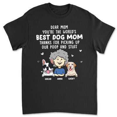 Funny Message For Dog Parents - Personalized Custom Unisex T-shirt