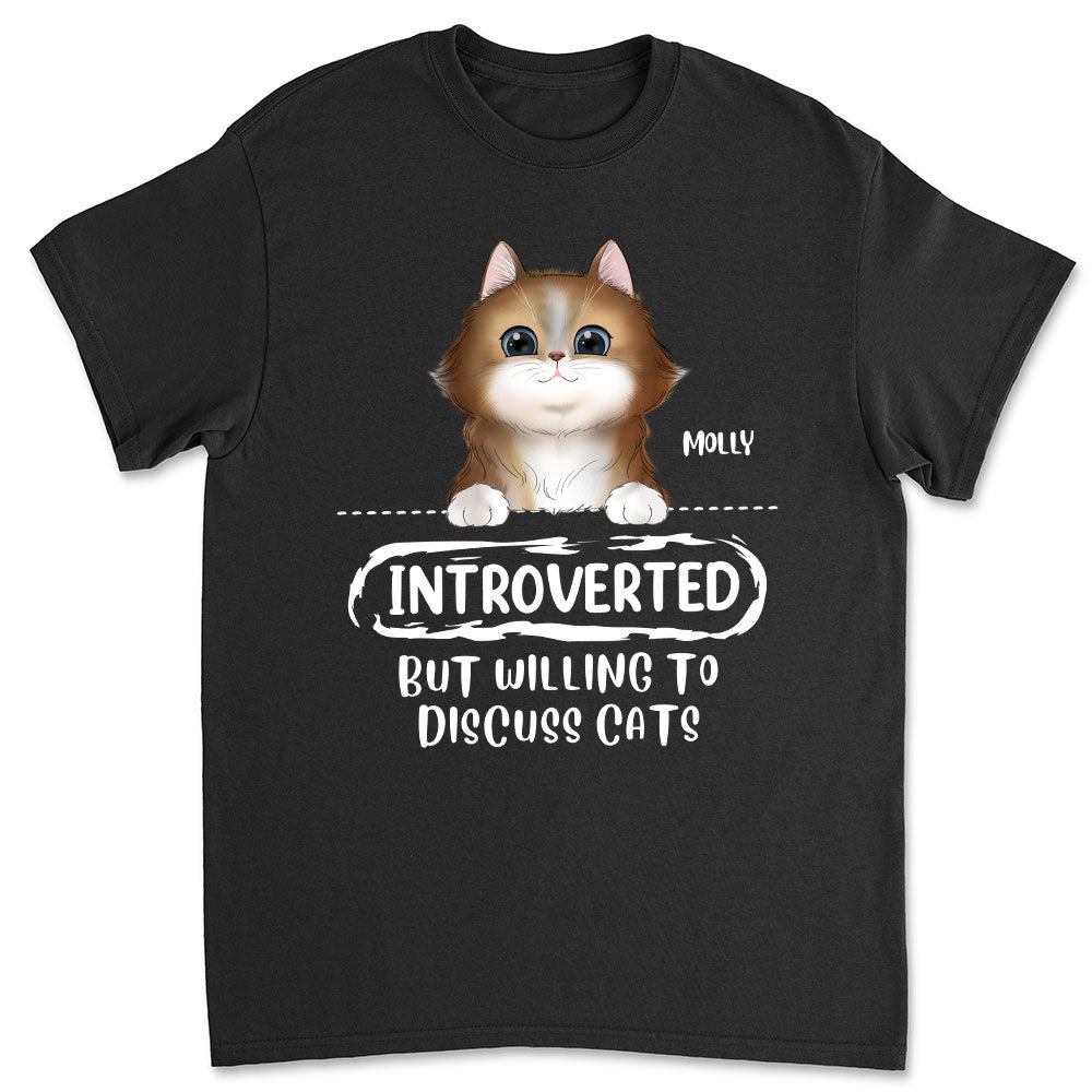 Discover Discuss Cat - Personalized Custom Unisex T-shirt