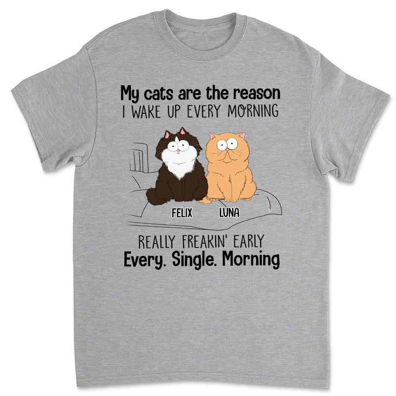 Every Single Morning - Personalized Custom Unisex T-shirt