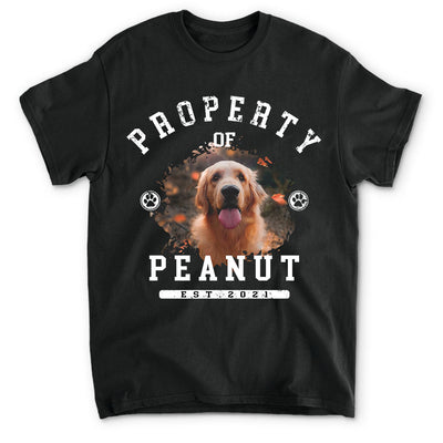 Dog Property Photo - Personalized Custom Unisex T-shirt