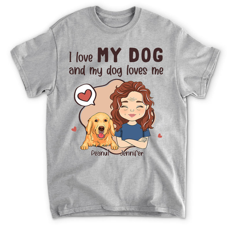 My Dog My Love - Personalized Custom Unisex T-shirt