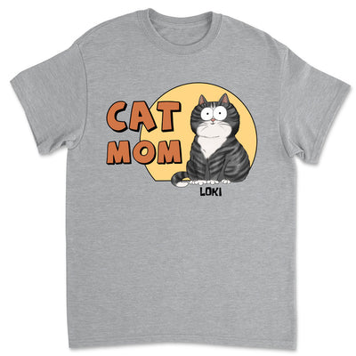 Cat Mom Circle - Personalized Custom Unisex T-shirt