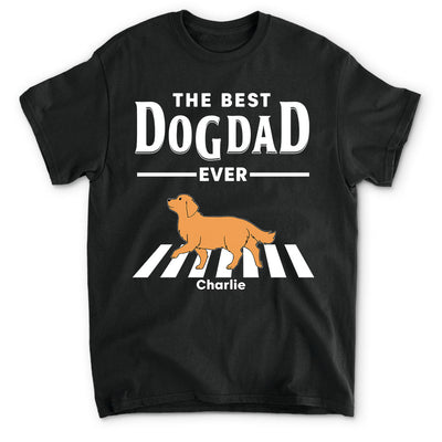 Dog Crossing Road - Personalized Custom Unisex T-shirt