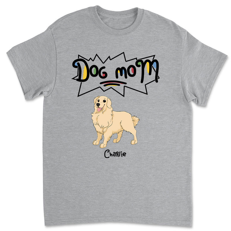 Dog Mom/Dad Colorful - Personalized Custom Unisex T-shirt