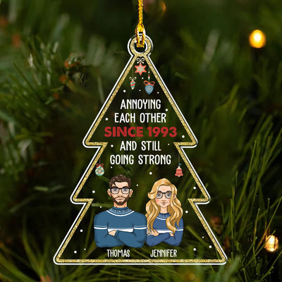 Annoying Each Other - Personalized Custom Acrylic Ornament