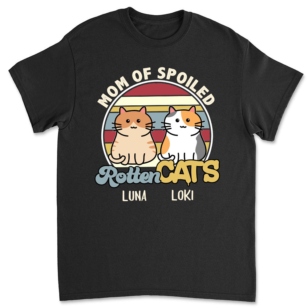 Discover Spoiled Rotten Cat - Personalized Custom Unisex T-shirt 