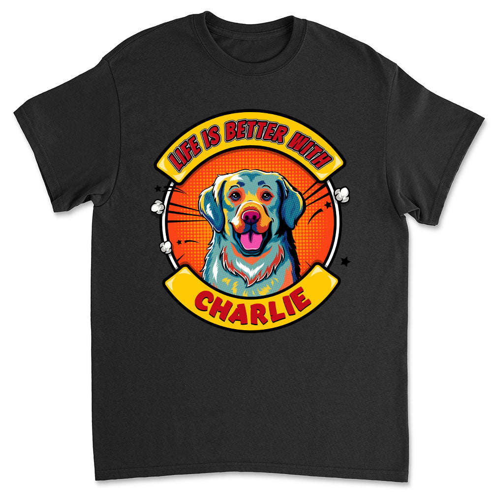 Discover Better With Dog Popart 2 - Personalized Custom Unisex T-shirt 