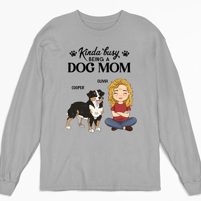 Busy Mom - Personalized Custom Long Sleeve T-shirt