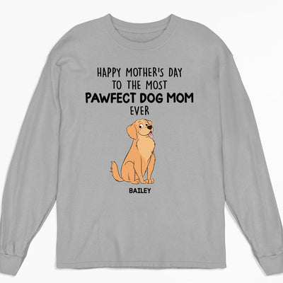 Pawfect Mom - Personalized Custom Long Sleeve T-shirt