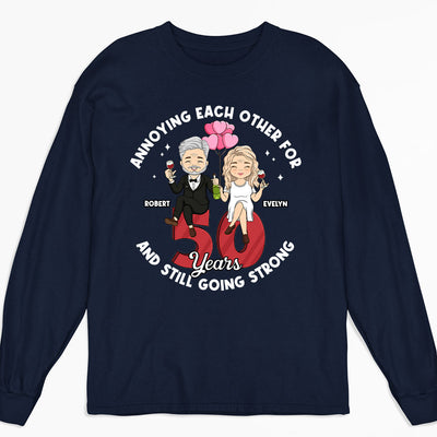 Annoying Each Other - Personalized Custom Long Sleeve T-shirt