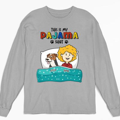 Pajama Dog - Personalized Custom Long Sleeve T-shirt