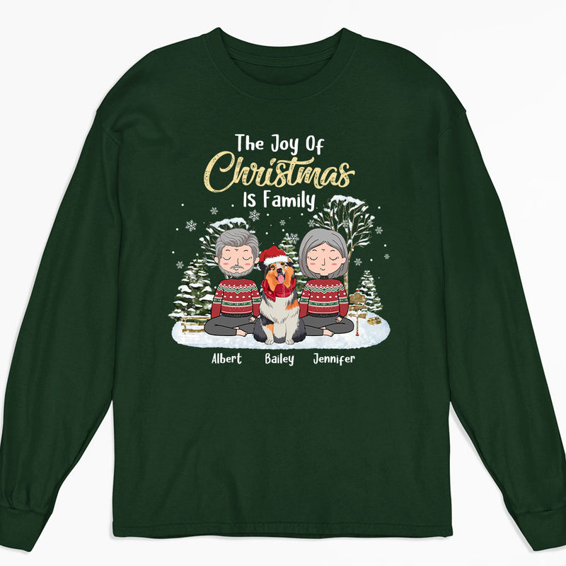 Joy Of Christmas - Personalized Custom Long Sleeve T-shirt