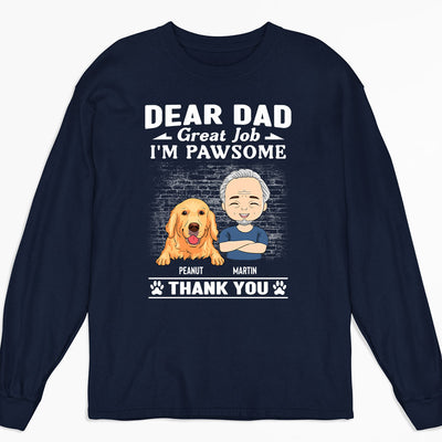 Pawsome - Personalized Custom Long Sleeve T-shirt