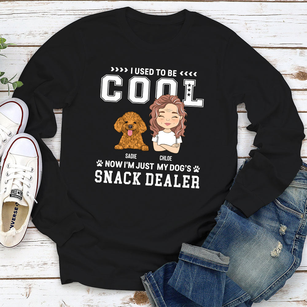Cool Snack Dealer Personalized Dog Parents Life Custom Long Sleeve T-shirt