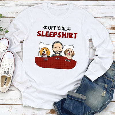 Official Sleepshirt Red - Personalized Custom Long Sleeve T-shirt