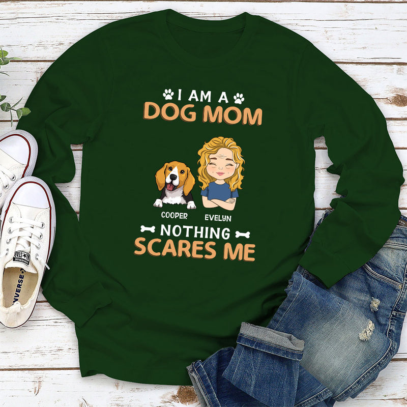 Nothing Scares Me - Personalized Custom Long Sleeve T-shirt