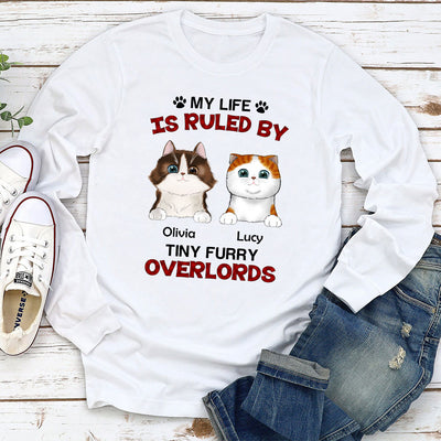 Tiny Furry Overlords - Personalized Custom Long Sleeve T-shirt