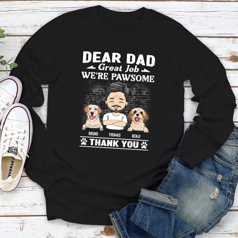 Pawsome - Personalized Custom Long Sleeve T-shirt