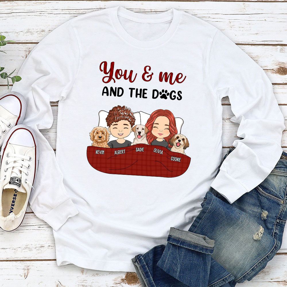 You And Me - Personalized Custom Long Sleeve T-shirt