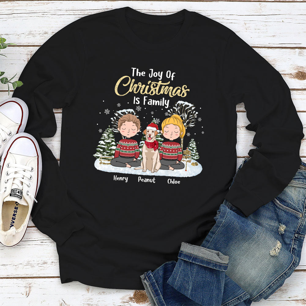 Joy Of Christmas - Personalized Custom Long Sleeve T-shirt