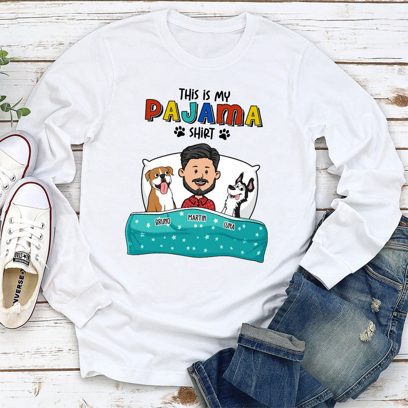 Pajama Dog - Personalized Custom Long Sleeve T-shirt