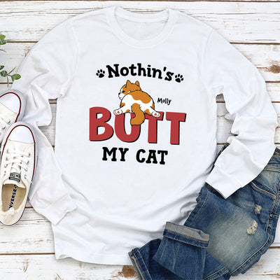 Nothin‘ Butt Cats - Personalized Custom Long Sleeve T-shirt