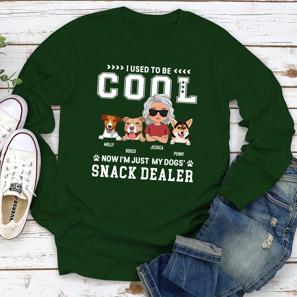 Cool Snack Dealer Personalized Dog Parents Life Custom Long Sleeve T-shirt