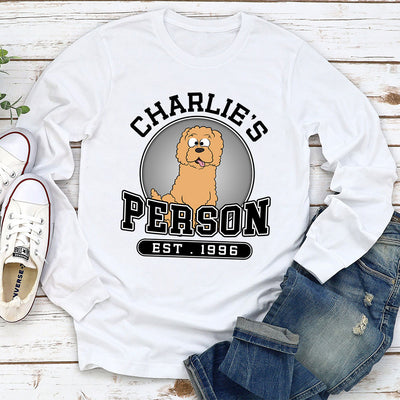 Dog Person - Personalized Custom Long Sleeve T-shirt