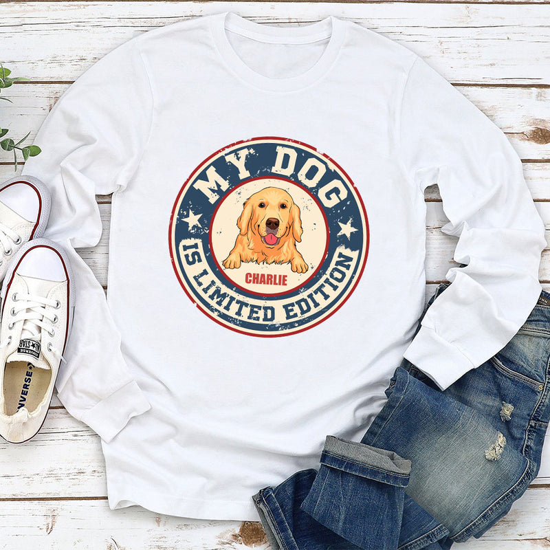 Limited Edition Dog - Personalized Custom Long Sleeve T-shirt