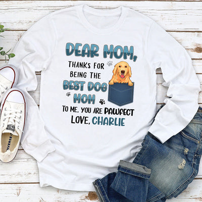 Dog Thank You - Personalized Custom Long Sleeve T-shirt