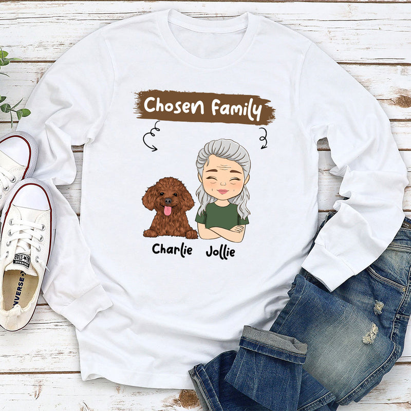 Chosen Family - Personalized Custom Long Sleeve T-shirt