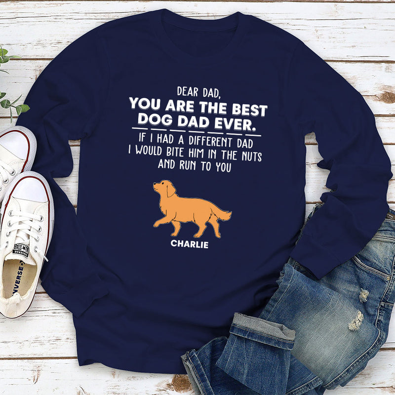 I Would Bite Him - Personalized Custom Long Sleeve T-shirt