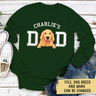 Dog Dad/Mom Basic - Personalized Custom Long Sleeve T-shirt