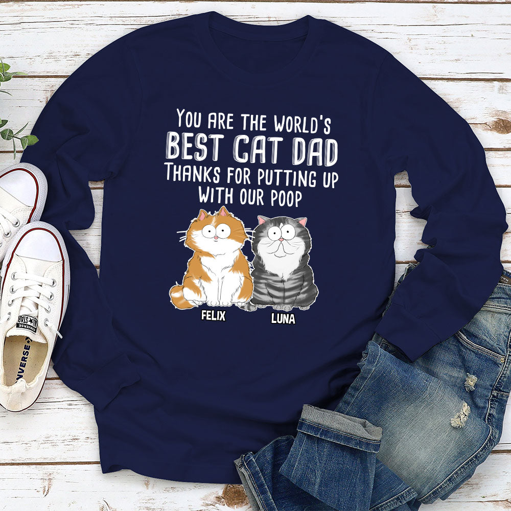 Putting Up With Us - Personalized Custom Long Sleeve T-shirt