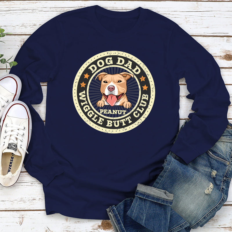 Wiggle Butt Club - Personalized Custom Long Sleeve T-shirt