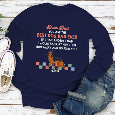 Retro Dog Mom - Personalized Custom Long Sleeve T-shirt