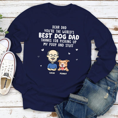 Funny Message For Dog Parents - Personalized Custom Long Sleeve T-shirt