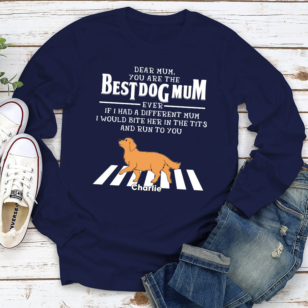 Different Mom - Personalized Custom Long Sleeve T-shirt