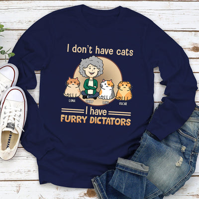 My Furry Dictators - Personalized Custom Long Sleeve T-shirt