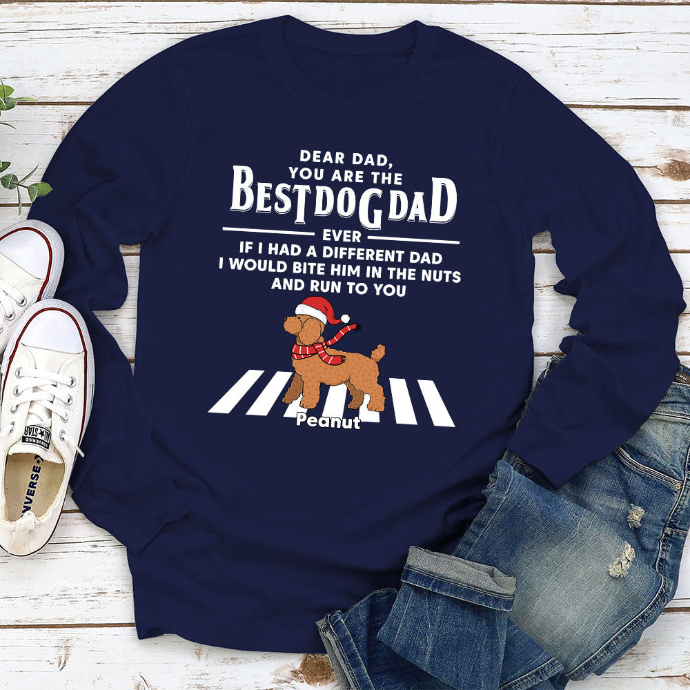 Run To You Christmas Personalized Pet Lover Custom Unisex Long Sleeve Shirt