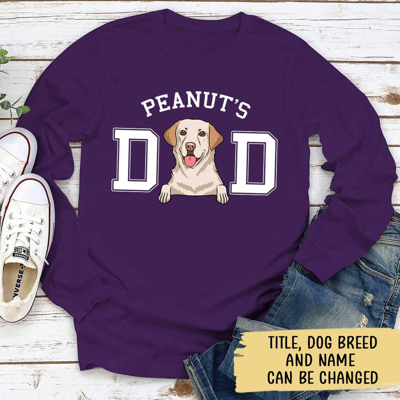 Dog Dad/Mom Basic - Personalized Custom Long Sleeve T-shirt