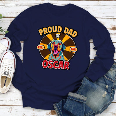 Proud Mom/Dad - Personalized Custom Long Sleeve T-shirt