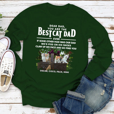 Cats Go Find You Photo - Personalized Custom Long Sleeve T-shirt