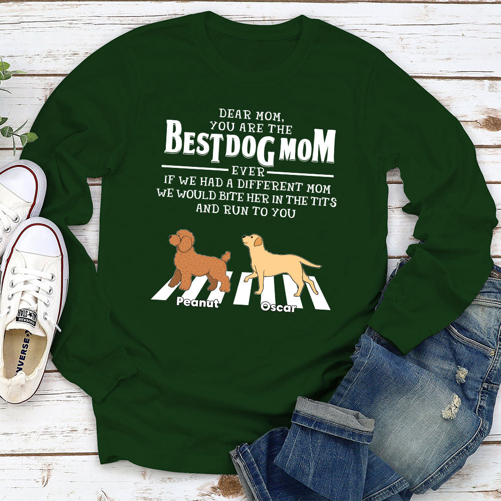 Different Mom - Personalized Custom Long Sleeve T-shirt