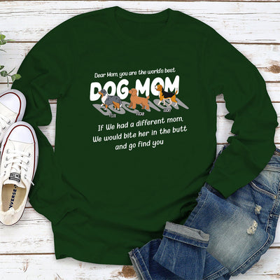 Dog Finding You - Personalized Custom Long Sleeve T-shirt