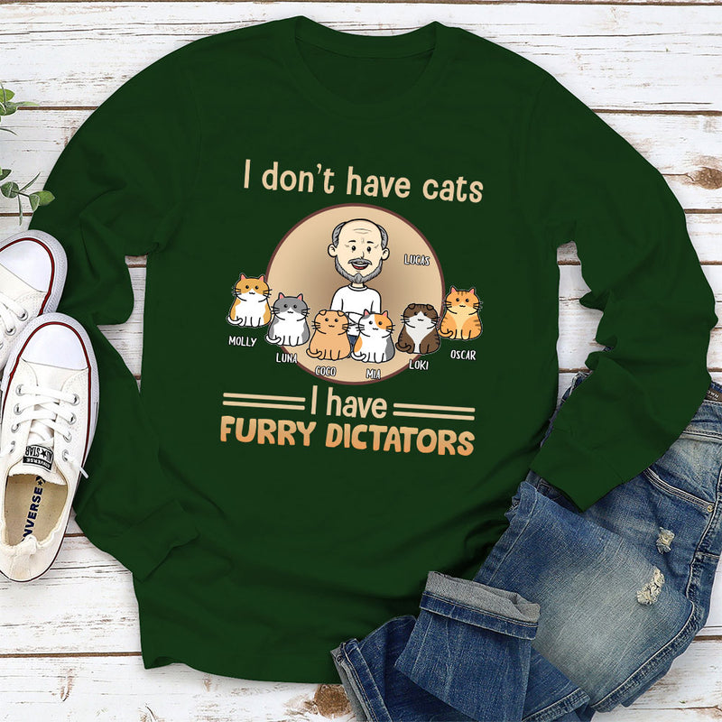 My Furry Dictators - Personalized Custom Long Sleeve T-shirt