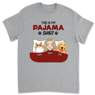 Pet Pajama Shirt - Personalized Custom Unisex T-shirt