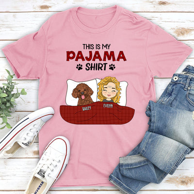 Pet Pajama Shirt - Personalized Custom Unisex T-shirt