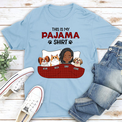 Pet Pajama Shirt - Personalized Custom Unisex T-shirt